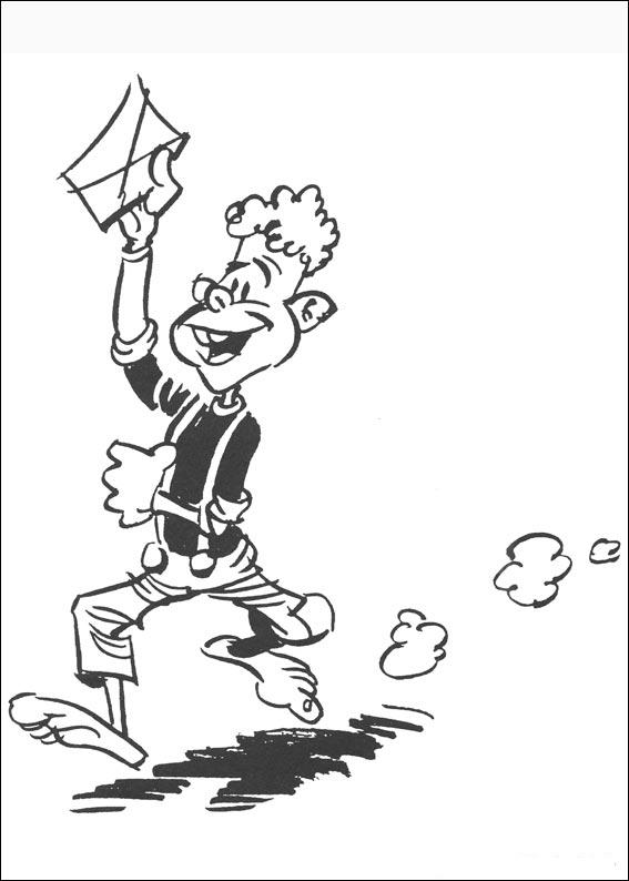 Plansa de colorat cu Lucky Luke 44 39